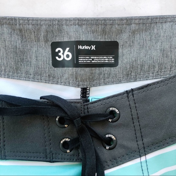 [Hurley] NWT phantom aloha stripe board shorts - Picture 5 of 7